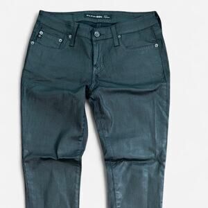 Big star black waxed jeans